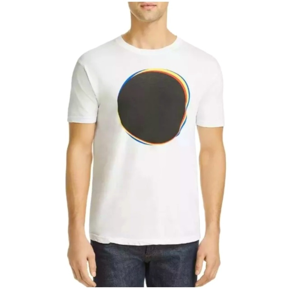 Vestige Men Graphic Logo White T-Shirt Black XL